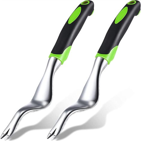 Gartenspatel-Set, Garten-Handspatel, Spachtel, Pfropfspatel, Pflanzwerkzeug aus Aluminiumlegierung mit Gummigriff, Gartenarbeit, Anbau, Gartenarbeit, 4-teilig (1/5)