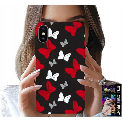 Custodia per iPhone XS MAX - fiocchi rossi e bianchi, topo, motivi (1/5)