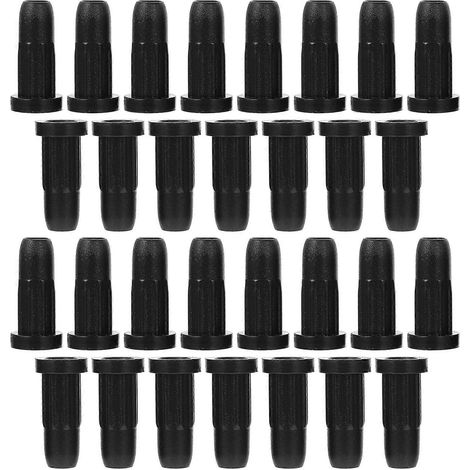 Lot de 30 protections silencieuses et résistantes pour pieds de bureau et de chaise d'ordinateur (noir)-3.3X1.5X1.5cm-Black