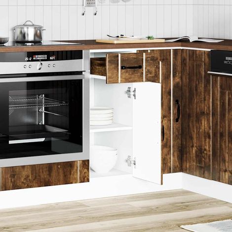 Maison Exclusive - Base da Cucina Lucca Rovere Fumo in Legno Multistrato