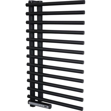 Radiador Toallero giratorio 180 grados negro (1/5)