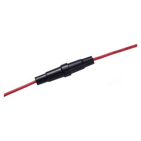 Rs Pro – Porte-fusible en ligne 5 x 20mm 10A 250V – Boîtier nylon – Longueur de fil 140mm – Pour circuits électriques