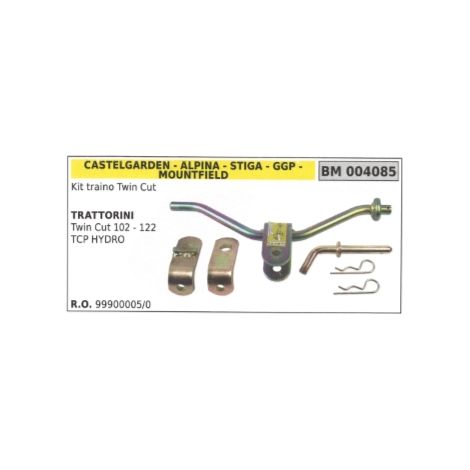 Kit de remolque CASTELGARDEN Twin Cut tractor 102 - 122 TCP HYDRO
