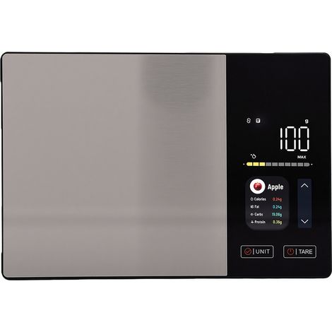 Balance de cuisine électronique numérique haute précision avec écran LCD en acier inoxydable pour la préparation des aliments, la pâtisserie et la cuisson. Idéale pour la cuisson et la pâtisserie. (1/5)