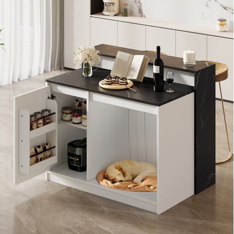 Tavolo cucina con bancone e area per animali OKMYHOME (1/5)