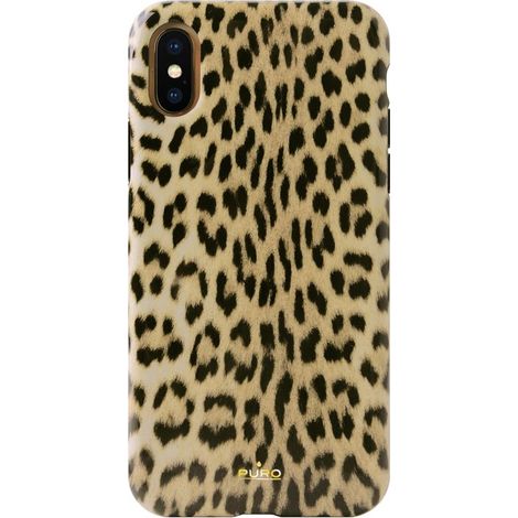 Coque Puro Glam Léopard - Étui pour iPhone Xs / X (Leo 1) (1/3)