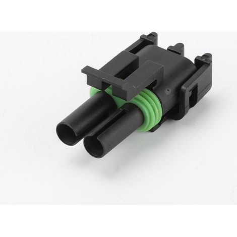 Delphi DJ3021Y-2.5-21 Wasserdichter Steckverbinder, 2-polig, Kfz-Clip-Steckverbinder (Stecker/Buchse) (1/4)