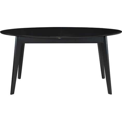 Schwarzer ausziehbarer Esstisch L160-200 cm MARIK (1/5)