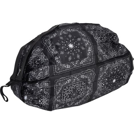 Sacs à dos élégants pour faire les courses, pliables, réutilisables et écologiques, noirs (1/5)