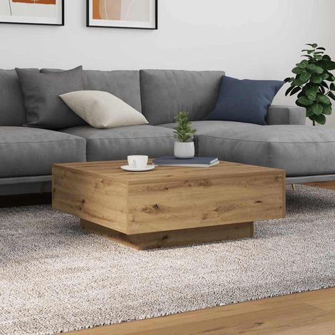 Couchtisch Artisan-Eiche 80 x 80 x 31 cm Holzwerkstoff
