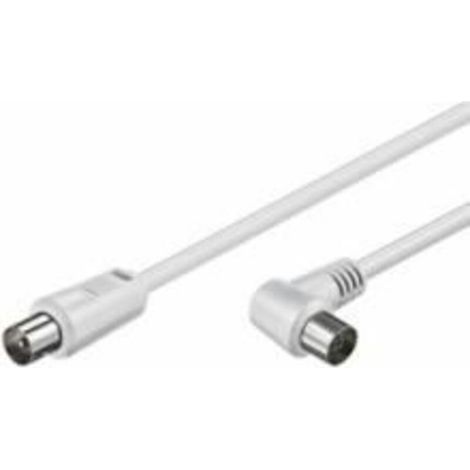 Bardusch-Câble d'antenne droit + coudé mâle/femelle 75 ohms (1/2)