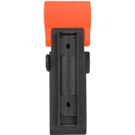 Antivol rectangulaire pliable, en acier allié trempé, 76 cm de long, 6 articulations, antivol pliable pour scooters avec clé. (1/4)