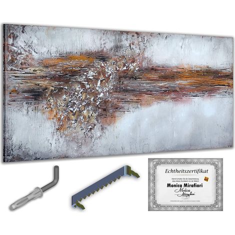 Monica Mirafiori I 100% malto fatto a mano I Gemälde Assorbimento I 140x70cm Gemälde Handgemalt Resina acrilica Sehr Großes Acrylbild I Moderne Kunst I Kunstbilder (1/5)