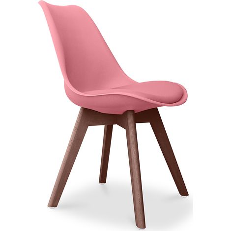 Dining Chair - Scandinavian Style - Denisse Pastel pink (1/5)