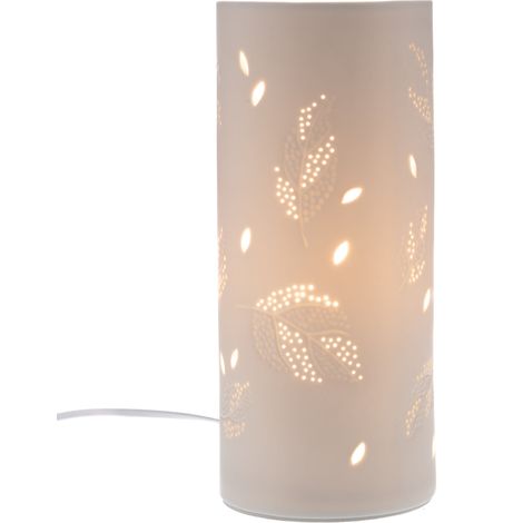 Amadeus - Lampe tube feuilles 28 cm (1/3)