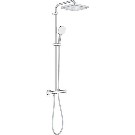 Colonne de douche Tempesta Cosmopolitan 250 Cube, pomme de tête Ø250 mm et douchette 2 jets-Grohe