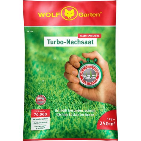 Graines wolf-garten lr 250 turbo sursemis 250 m² 5 kg