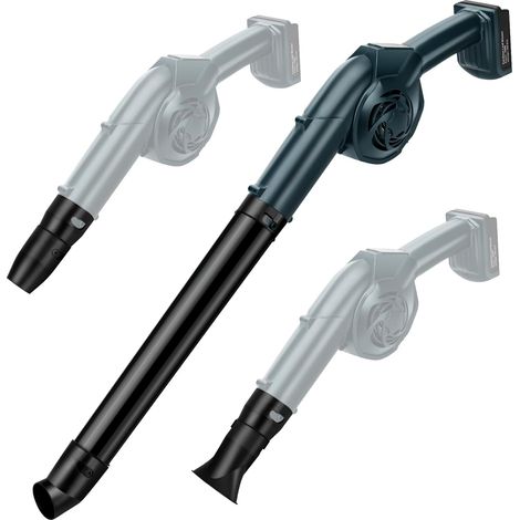 Souffleur à feuilles sans fil compatible avec Bosch GBA 18 V (sans piles) pour l'entretien de la pelouse, souffleur électrique, pour souffler les feuilles, la neige (1/5)