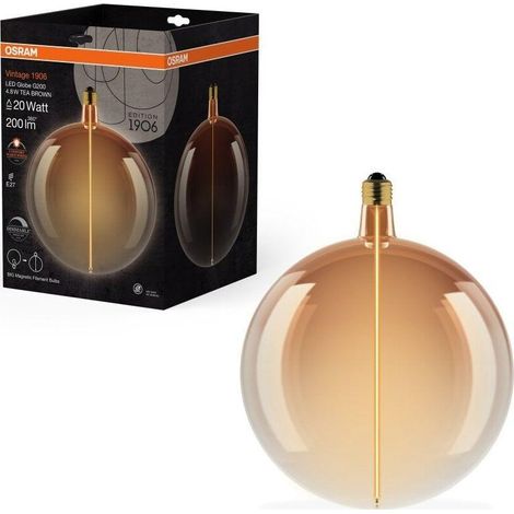 OSRAM Vintage 1906 Big Globe lampadina LED bianco caldo (1/2)
