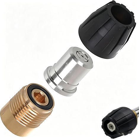 Pressure Washer Nozzle 1/4 Inch Quick Connect Accessory 25035 High Pressure Nozzle + Nozzle Protector Compatible with HD Pressure Washer (1/5)