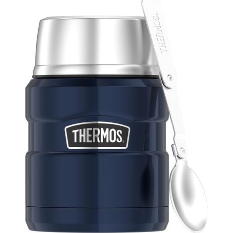 Thermos 123188 Contenitore termico per alimenti «King Food» blu da 470 ml (1/5)
