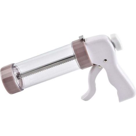 Presse à biscuits, pistolet à douille, machine à churros, pointes de glaçage, stylo de décoration avec disques et buses - Kit de décoration de gâteau (1/4)