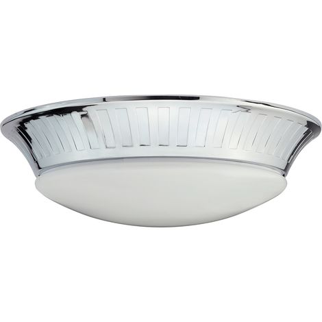 Elstead Whitby - Plafoniera LED da incasso per bagno in cromo lucido