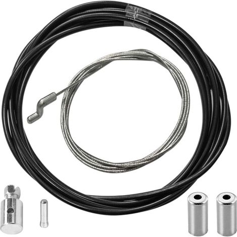 – Kit de réparation universel tondeuse – Câble 1900mm avec tête en Z – Gaine 2m – Serre-câble 6x9mm – Embouts pour motoculteur et tracteur (1/4)