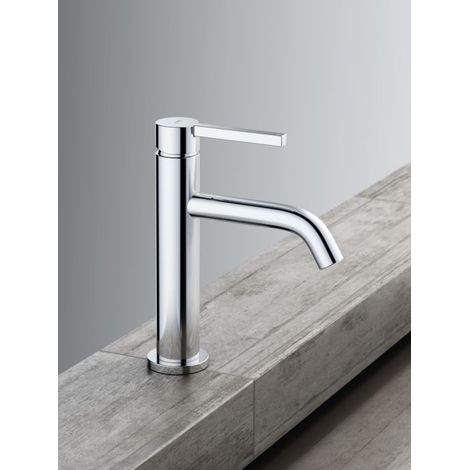 Kludi Nova Fonte Waschtischarmatur 202660515 mit Push-Open Ablaufgarnitur, chrom (1/5)