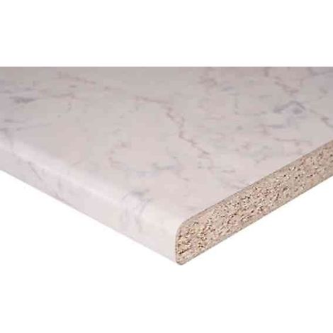Top per cucina piano cottura in laminato stratificato hpl sp mm 38 x 2050 x 600 colore: casablanca