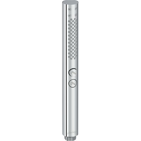 Pommeau de douche JACOB DELAFON Shift+ rond 2 jets chromé + flexible