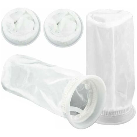 Lot de 4 Filtre IBC en Nylon pour réservoir d'eau de Pluie IBC 1000 litres, Filtre en Nylon Raccord de Couvercle de réservoir IBC pour réservoir d'eau de Pluie IBC
