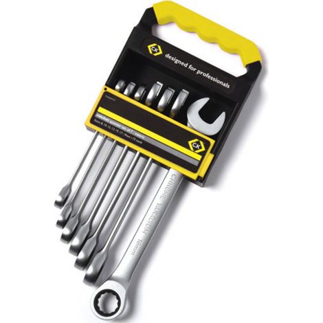 C.K T4344M7ST Kit chiavi combinate 7 parti Misura (metrica) 8 - 19 mm