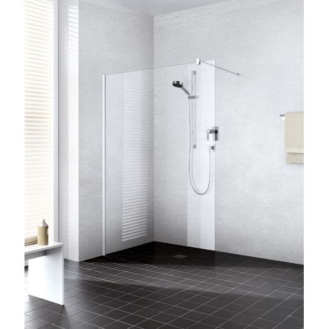 Kermi WALK-IN XB WIW 1400x 2000 BV : 1380-1400 SIHG verre trempé transparent (1/5)