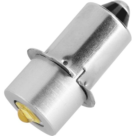 Ampoule de Rechange pour Lampe de Poche à LED, Ampoule de Lampe de Poche à LED, P13.5S 3W LED Conversion Ampoule de Remplacement Lampe Torche Travail D'urgence, Lampes de Poche (3V) (1/5)