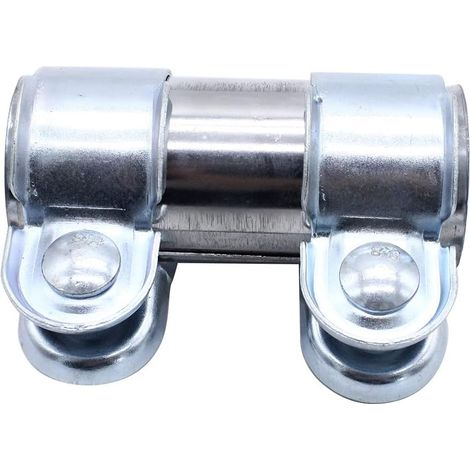 Collier de serrage double pour raccords de pot d'échappement - Borne de tuyau d’échappement diamètre 35 mm x 95 mm (1/4)