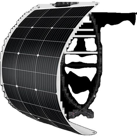 Panneau Solaire, Design Flexible, Haute Efficacité, 18V 100W (1/2)