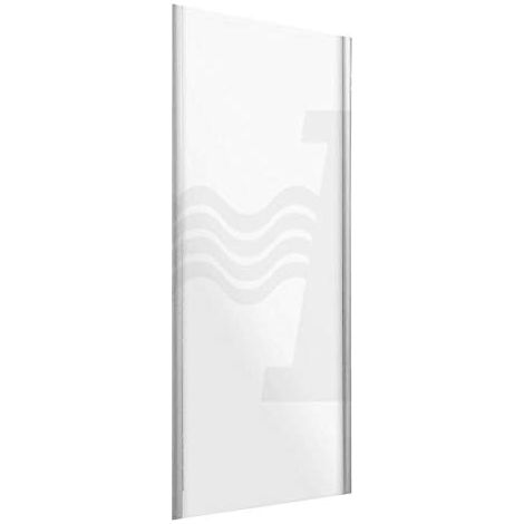 PARETE FISSA CRISTALLO 4MM LINEA OXYGEN (cm 88-90 - H.190)