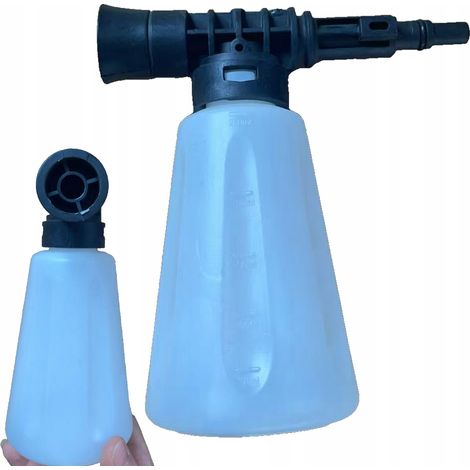 Pistola a Schiuma di Ricambio compatibile con Idropulitrice Lavor – 250ML, 150 BAR, 60°C, Regolabile, Trasparente