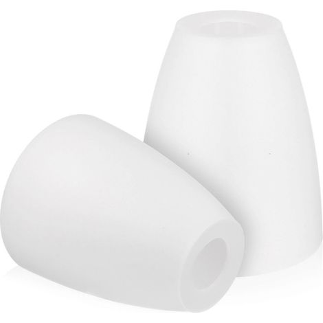 Lot de 2 petits abat-jour de rechange pour lampe de table ou de bureau à sommet ouvert (1/2)