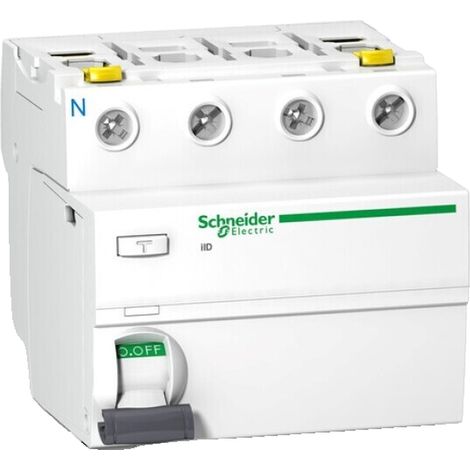 Interrupteur différentiel Schneider Electric iid-fi kl.a 4 pôles 100mA