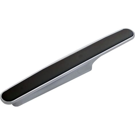 Möbelgriff RAINBOW I BA 96 mm Chrom poliert / schwarz (1/4)