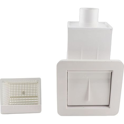 Kit d'écumeur de 3,8 cm (1,5 po) pour piscine hors sol, système d'évacuation des eaux usées, équipement de nettoyage d'écumeur de piscine (1/5)