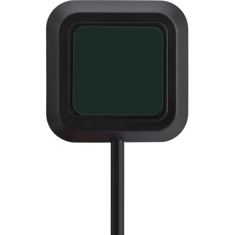 Desktop-PC-Gehäuse mit zwei USB-Anschlüssen, Ein-/Ausschalter/Reset-Taste und Audio-/Mikrofonanschlüssen