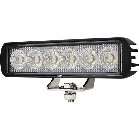 Fanale Luci Diurne A Led DRL Work Light Faro Da Lavoro 12V 24V 24W (6X4W) IP67 2400lm Bianco 6000K (1/3)