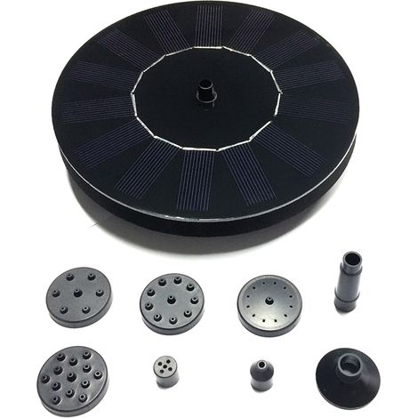 Solar-Bewässerungsset für Springbrunnen und Pools, energieeffiziente Pumpe und Pflanzen (1/5)