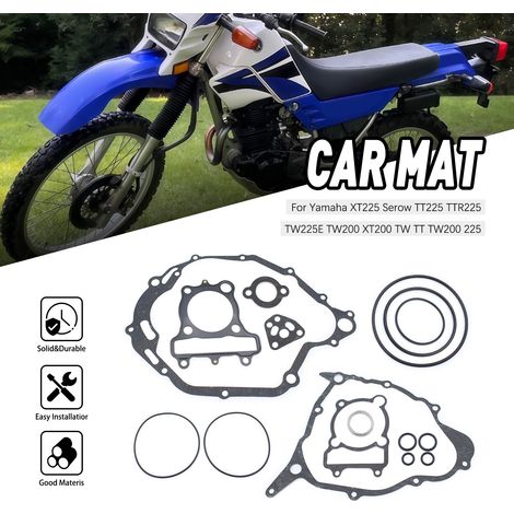 Tapis de carrosserie complets adaptés à la révision des moteurs Yamaha XT225, Gazelle 225, Deer 225 et TW225. (1/5)