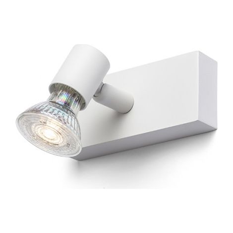 Faretto TRICA I da parete bianco  230V GU10 25W