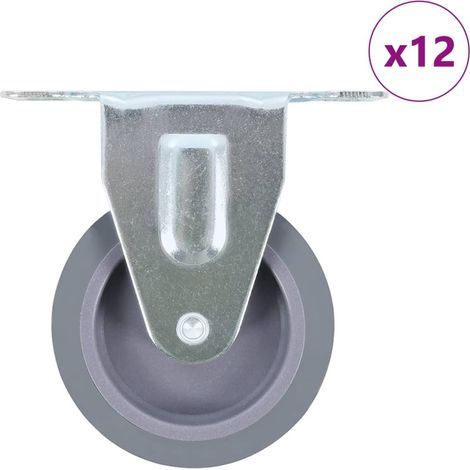 12 Stk. Bockrollen 75 mm