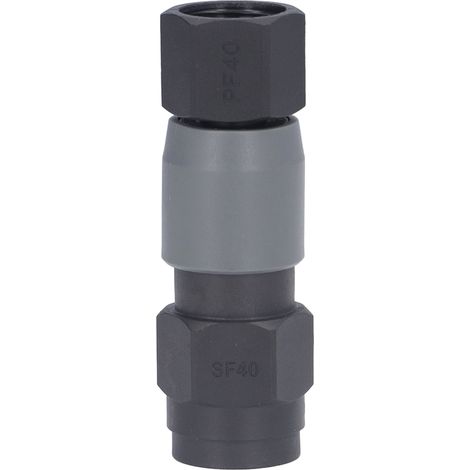 Raccord pneumatique rapide autobloquant type C en acier plastique pour tuyau flexible, SF40+PF40 filetage femelle 1/2 pouce (1/5)
